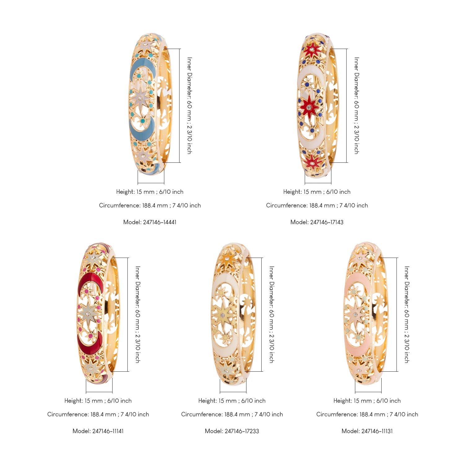 6 Colors Enamel Bracelet For Women Hollow Bangle On Hand India Cloisonne African Jewelry Women's Hand Bracelets Bohemian Gifts