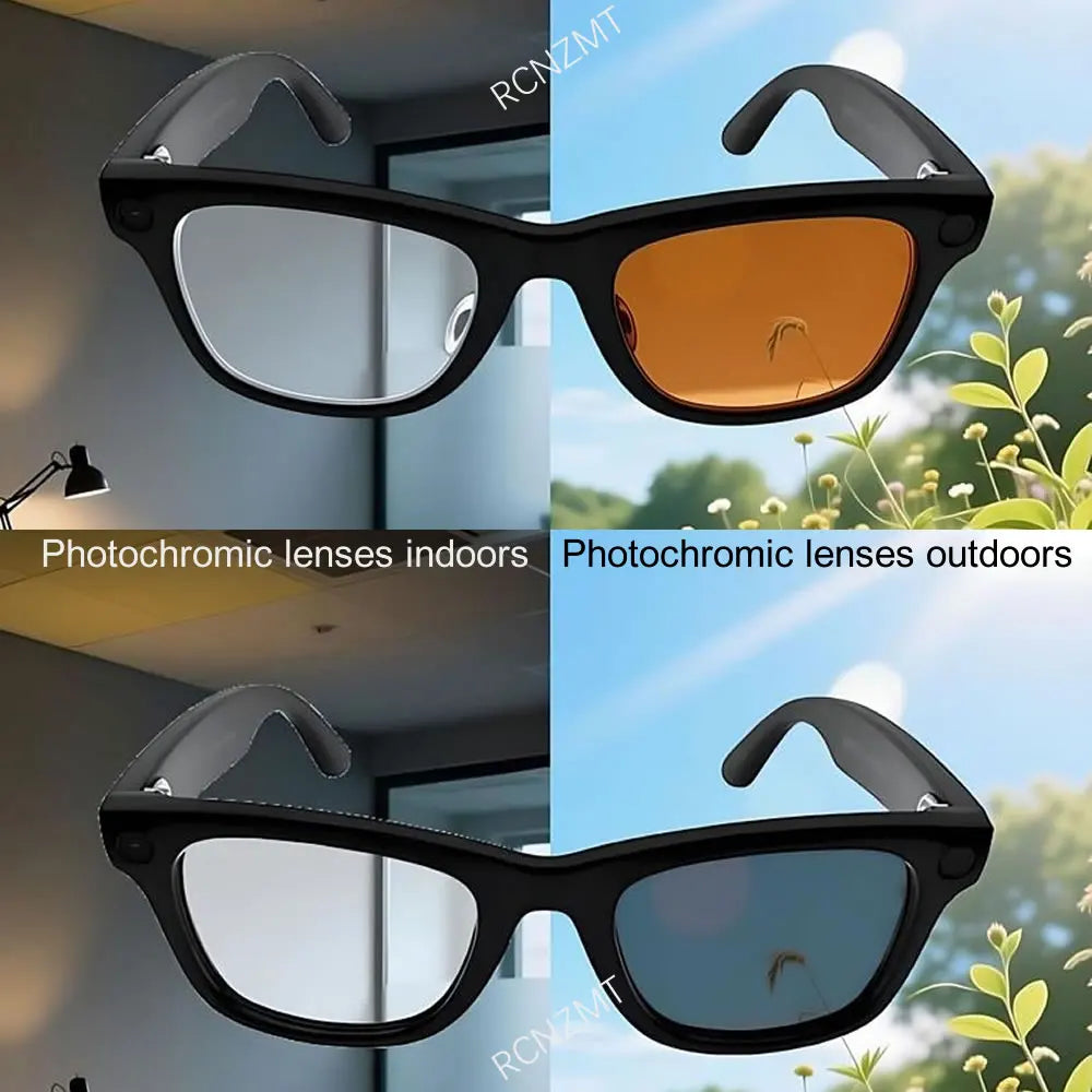 Photochromic &Polarized Replacement Sunglasses Lenses for Ray-Ban Meta Wayfarer RW4006 RW4008 4012 Gen1/2 AR Glasses Accessories
