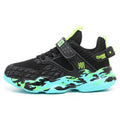 Childrens Sports Shoes Street Fashion Comfortable Walking Soft Soled Casual Shoes Boys Breathable Mesh Tennis Training Shoes