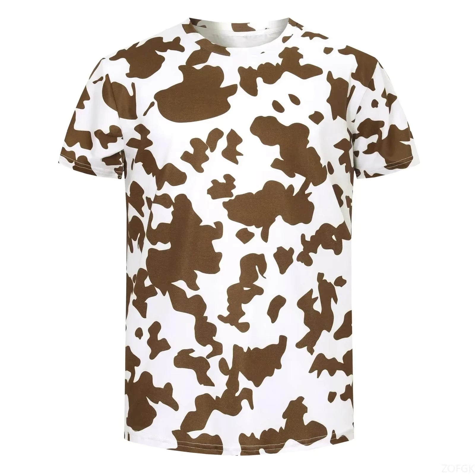 Tiger Skin Leopard Print Funny T-Shirt Boys girls short sleeve tees 2-10Y Summer Kids Clothes Animal T Shirt for party Clothing