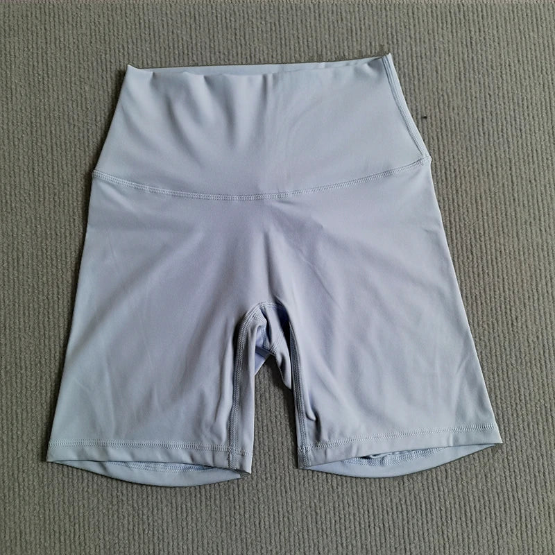 Yoga Shorts Solid Color Soft Women Sport Shorts Compression Support Sweat  Comprehensive Training Jog Cycling Internal Pocket