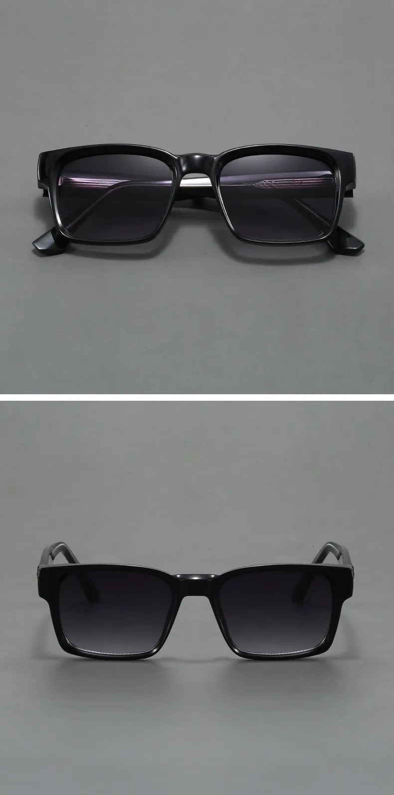 New Men's Advanced Ultra Light Coarse Frame Fashion Square Sunglasses Women Men Trendy Anti Mist Outdoor Driving Shades UV400