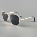 New Metal-Frame Myopia Sunglasses UV400 Outdoor Activity Fishing Shades for Pilots Classic Driver-specific Eyewear 0 To -4.0