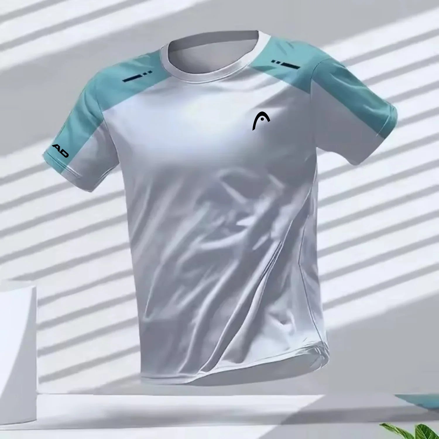 Men's T-shirts Outdoor Sports Running Tees Workout Quick-drying Breathable Round Neck Short Sleeve Casual Fashion Loose Tops