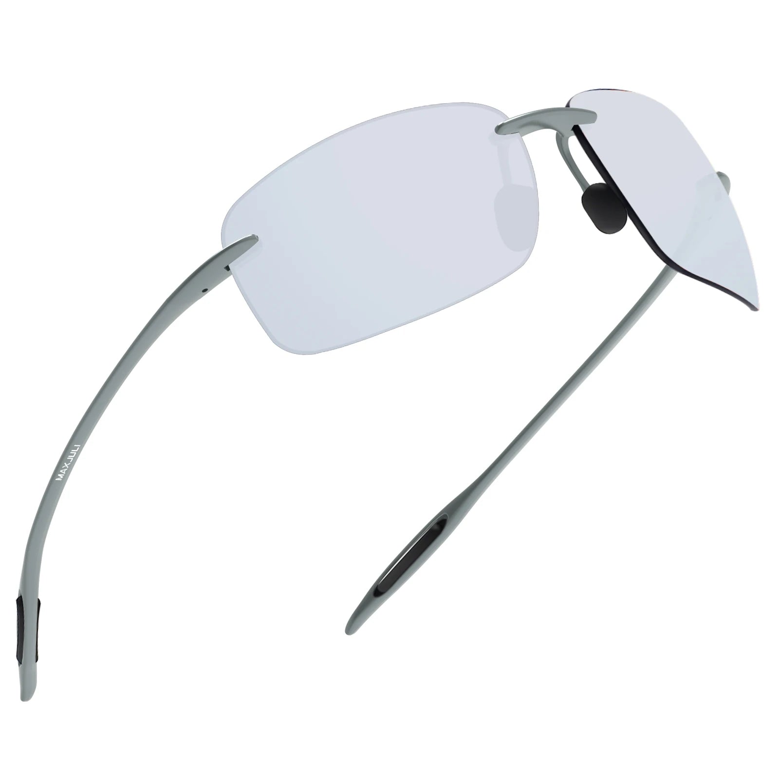 MAXJULI Polarized Sunglasses Women&Men Designer Fashion Driving Sports Rimless（MJ8009）