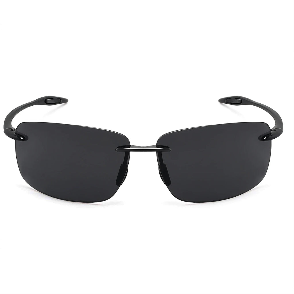 MAXJULI Polarized Sunglasses Women&Men Designer Fashion Driving Sports Rimless（MJ8009）