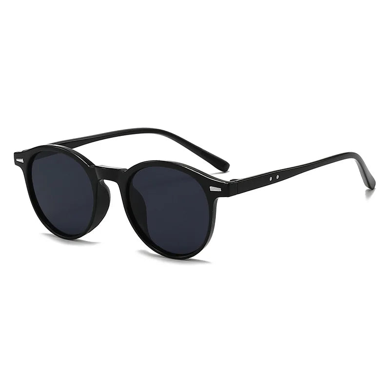 Vintage Round Sunglasses for Women Men Circular Sun Glasses Female Oval Eyewear Oculos De Sol for Male Female Eyeglasses