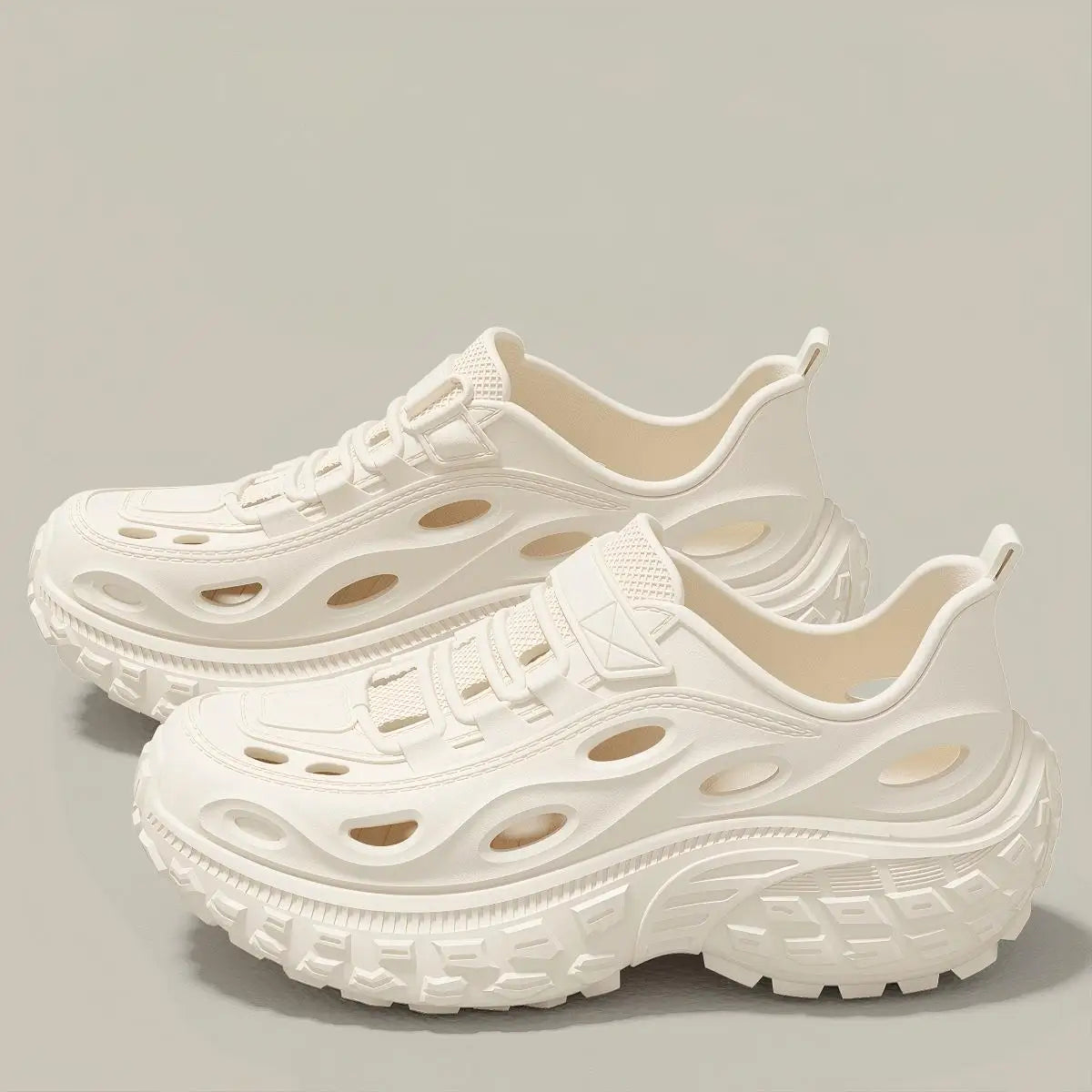 Men's Summer Clogs for Outdoor Wear, Beach Shoes, Non-Slip, Odor-Resistant, Closed-Toe, Women's Sports Casual Driving Sandals