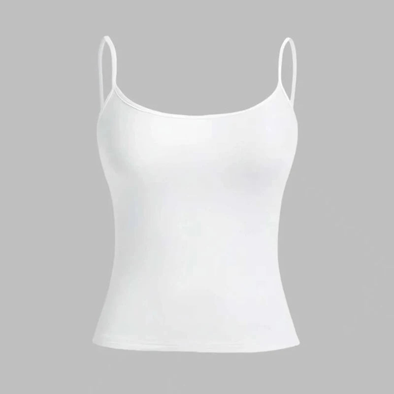 Summer New Style Elegant And Simple Easy-Matching Pink Camisole Women's Fashion Sexy Backless Top