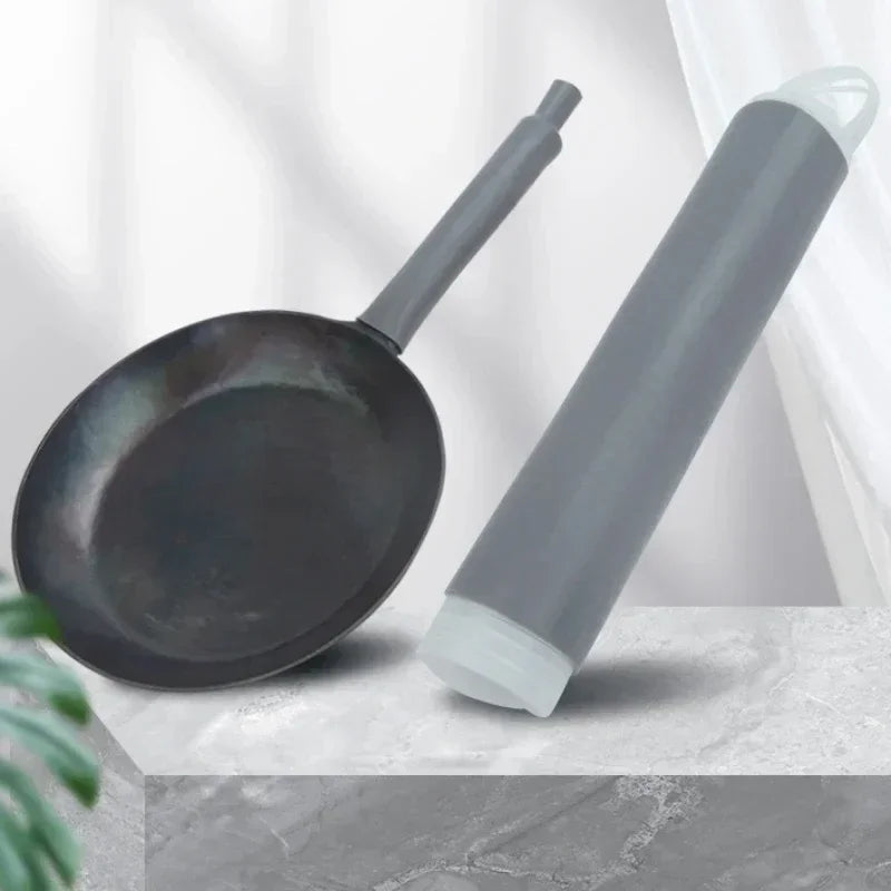 Frying Pan Handle Insulation Set Handmade Silicone Set Iron Pot Anti-scalding Rubber Set Household Stainless