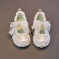 Lightweight Non-Slip Back To School Children Running Sandals Summer Kids Sport Sneakers for Girl Pearl Lace Mary Jane Flats