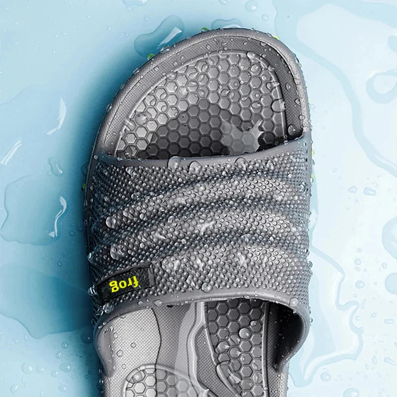 Summer Home Slippers for Men EVA Slip on Light Living Room Comfortable Soft Bathroom Cool Male House Indoor Shoes Designer Beach