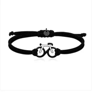 2025 Fashion Bicycle Bracelet New Trendy Sports Cycling Periphery Pendant Bracelet Pink Bicycle Jewelry