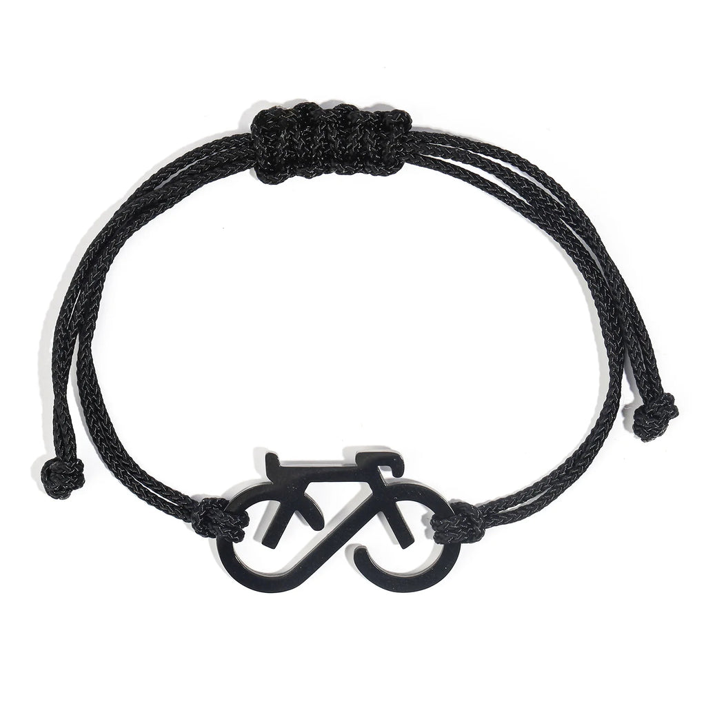 2025 Fashion Bicycle Bracelet New Trendy Sports Cycling Periphery Pendant Bracelet Pink Bicycle Jewelry