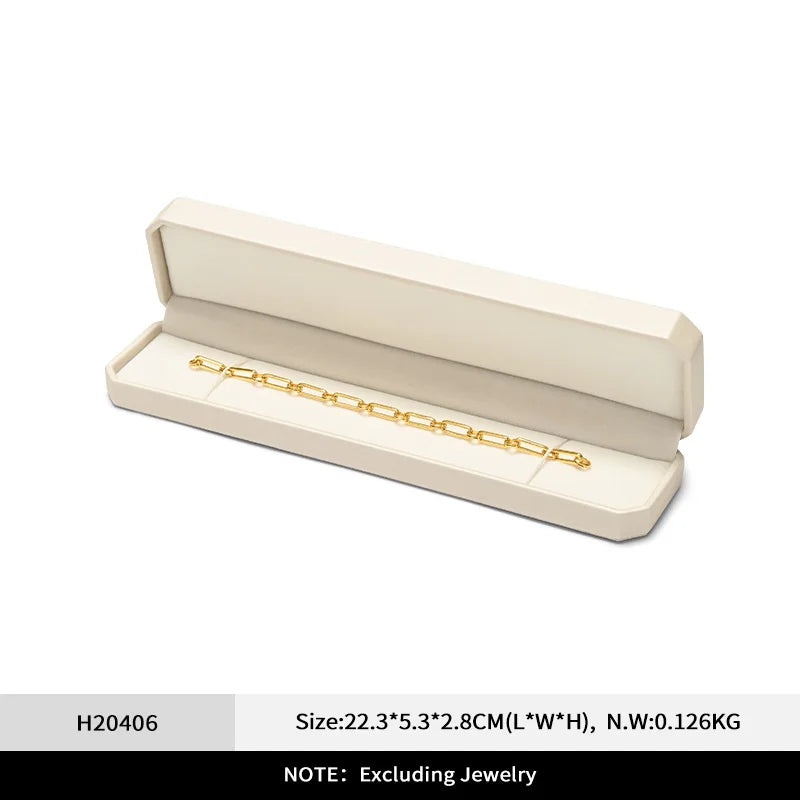 WoodTen New Octagonal Jewelry Organizer Box for Earrings Ring Pendant Necklace Bracelet Storage Leather Gift Box Packaging Box