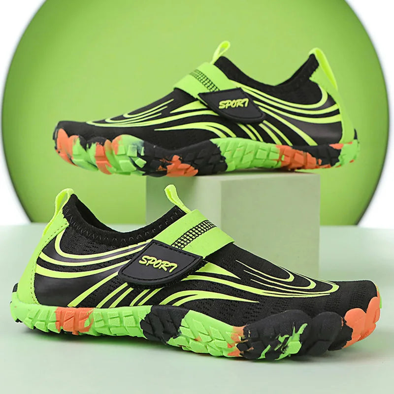 Children Water Beach Shoes Swimming Barefoot Boys Quick-Drying Aqua Shoes Anti Slip Casual Fitness Running Sneaker