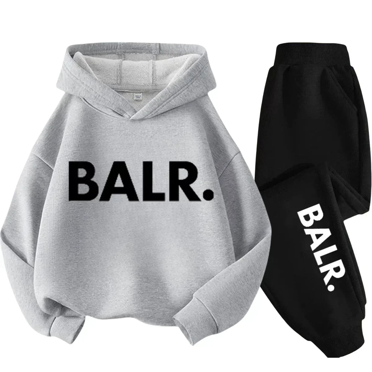 Kids Fashion Simple USA New York Alphabet Print Casual Suit Boys Outdoor Sports Suit Girls Fall and Winter Comfortable Warm Suit