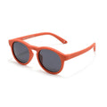 0-3 Years Newborn Fashion Baby's First Sunglasses with Strap Round Flexible UV400 Polarized Infant Silicone Sunglasses Accessory