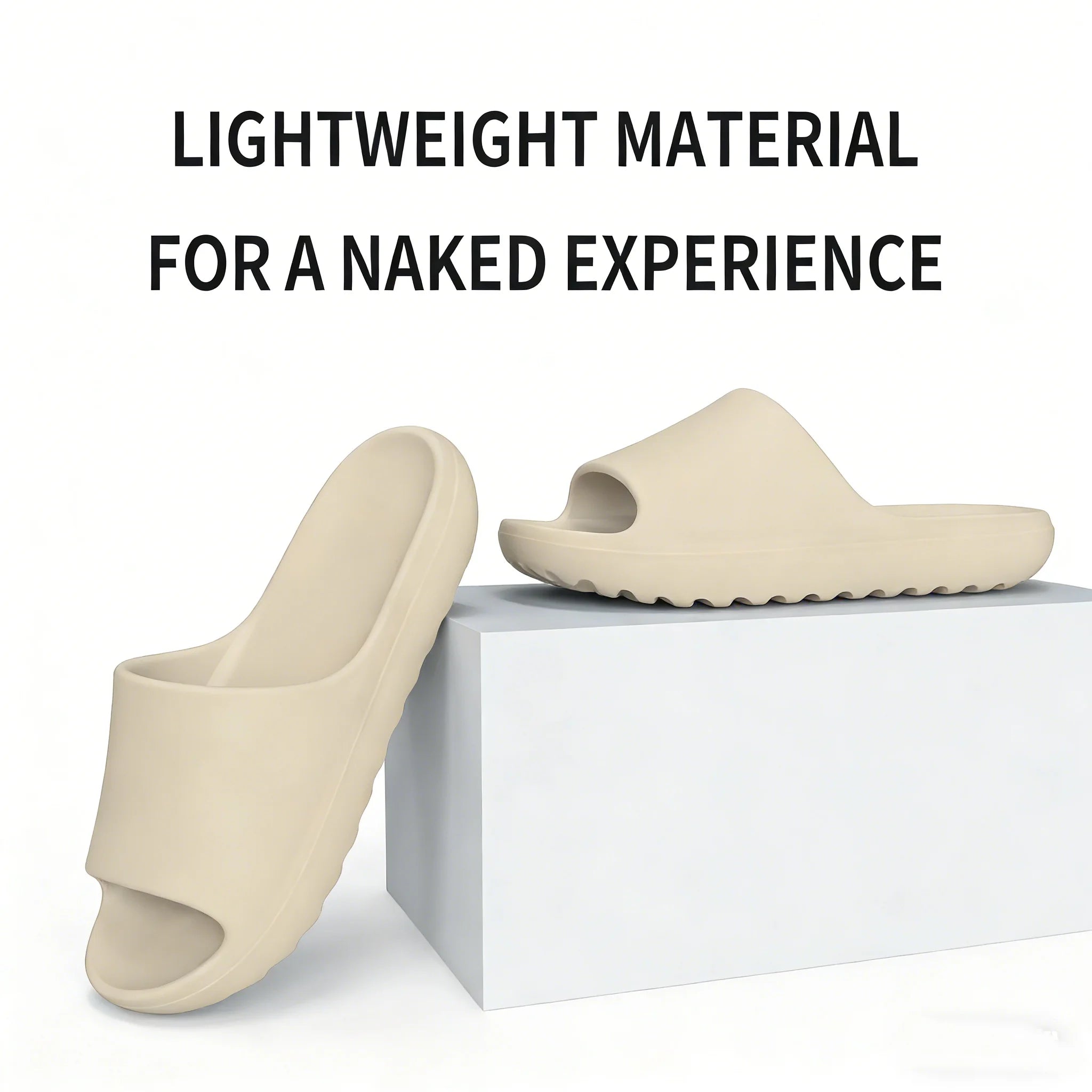 Men'S Casual Slip-On Sandals - Lightweight EVA Material, Open Toe Design, All-Season Comfort for Casual Attire, Strappy Sandal