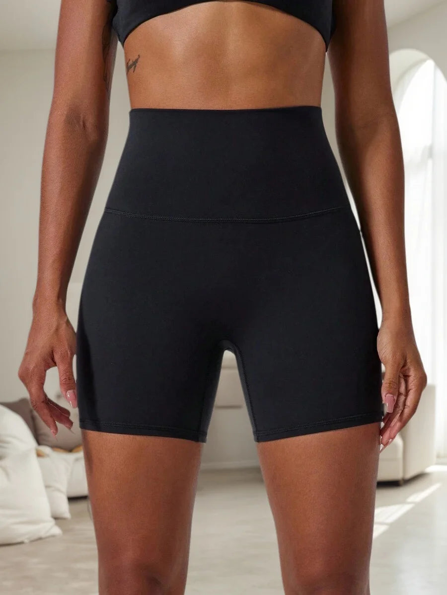 Women'S High-Waisted Stretchy Shorts - Slimming Summer Workout Shorts, Sexy Butt-Lifting Design, Casual and Versatile Styl