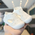 2026 Summer Kids Mesh Breathable Shoes Baby Anti-collision Soft Sole First Walker Unisex Lightweight Velcro Casual Sandals
