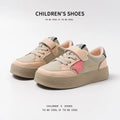 Girls Canvas Shoes Anti-slip Soft Bottom Velcro Children's Sneakers Trendy Elementary School Students Shoes Fall New Style