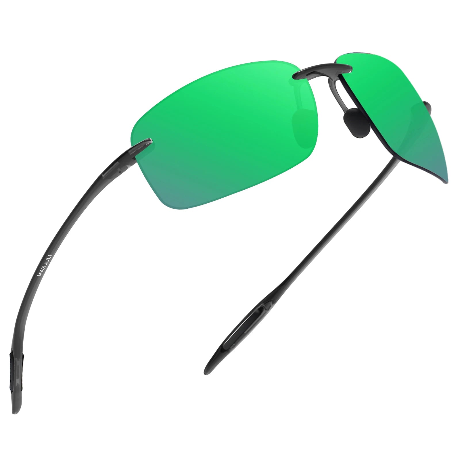 MAXJULI Polarized Sunglasses Women&Men Designer Fashion Driving Sports Rimless（MJ8009）