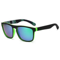 COOLMEN Men's Square Polarized Sunglasses Yellow Lens Anti-Glare Night Vision UV400 Eyewear for Driving 888