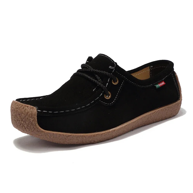 Lightweight Casual Shoes Women's Oversized  Breathable Elegant Comfortable and Non Slip in Summer Round Toe Flat Shoes for Girls