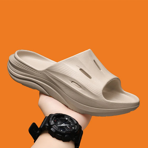 Boys Fashion Casual Sports platform Sandals 2024 Outdoor non-slip beach slippers Men's flip-flops bathroom sandals