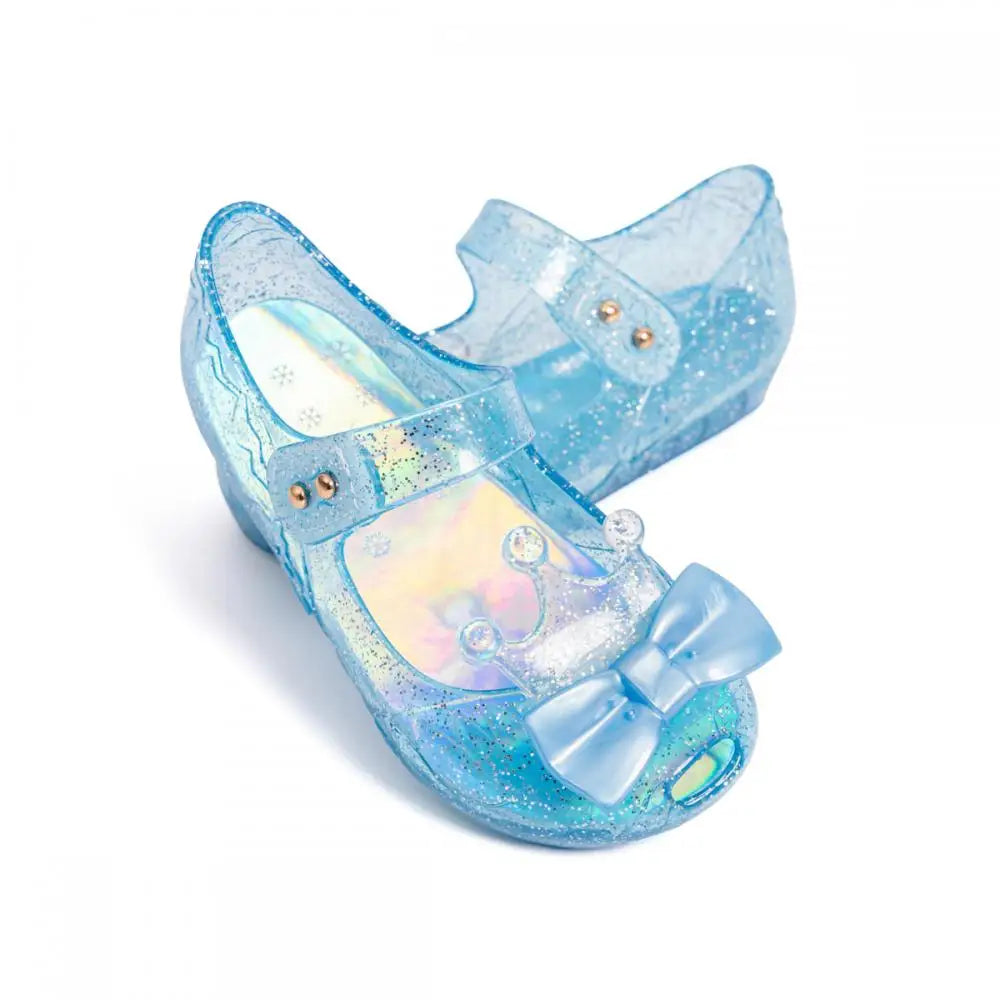 New Children's Garden Shoes Pure Color Bright Bow Sandals Fashion Comfortable Waterproof Non-slip Cute Kids Shoes Summer