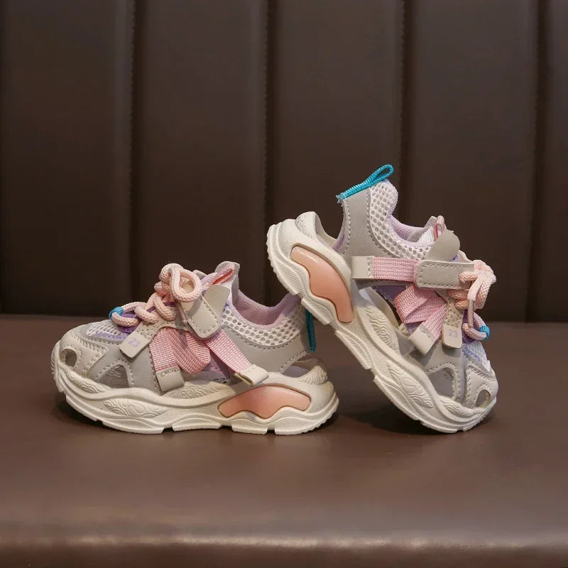 Spring and Summer Men's and Women's Sports Shoes Fashionable Round Toe Strap Thick Sole Breathable/comfortable Casual Sandals