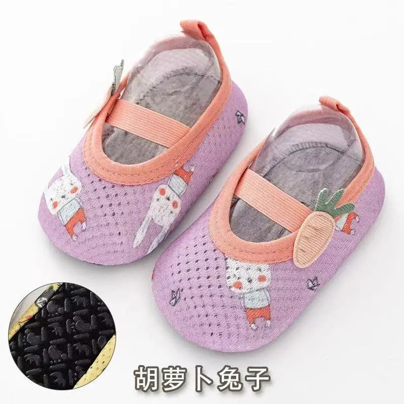 C-3  0-3 children's summer thin indoor early education anti-skid soft sole walking shoes