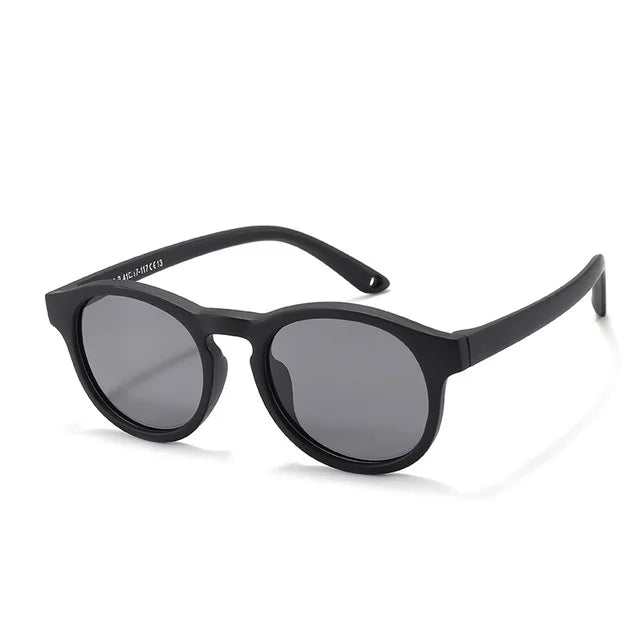 0-3 Years Newborn Fashion Baby's First Sunglasses with Strap Round Flexible UV400 Polarized Infant Silicone Sunglasses Accessory