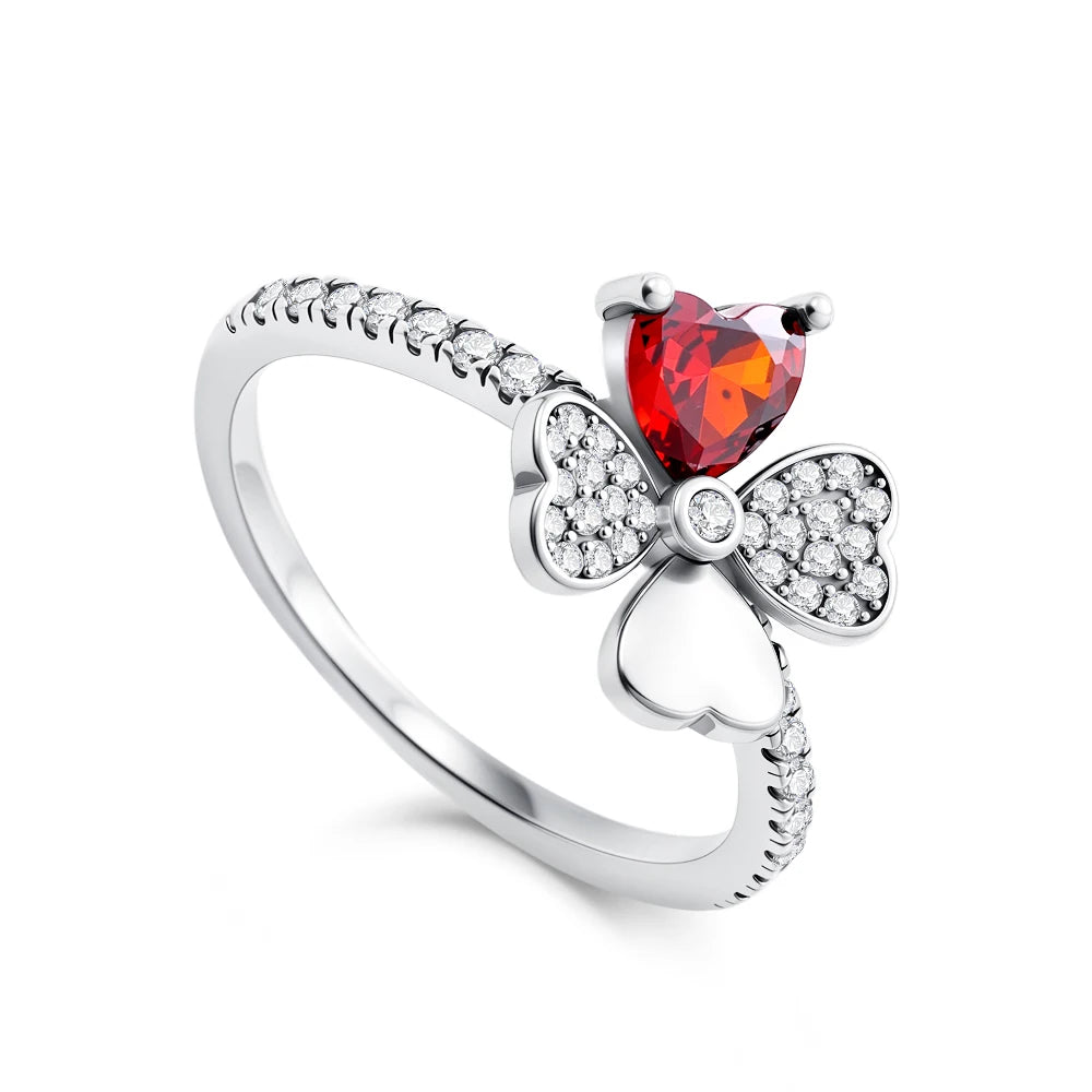 Hot Selling 925 Silver,Square,Bow,Flower,Playing Card Ring,Size 6 7 8 9,Suitable for European Women's Charm Luxury Jewelry Gifts