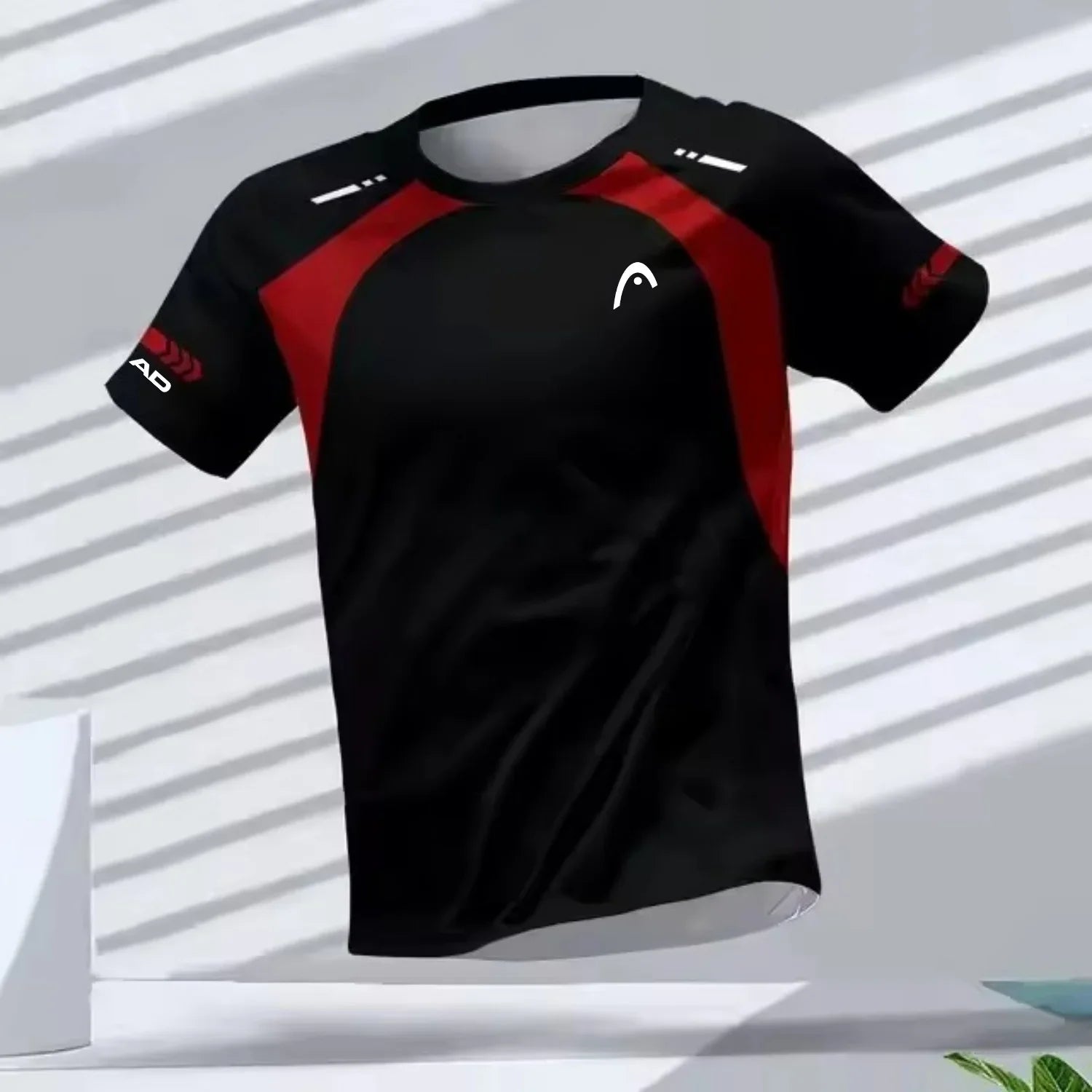 Men's T-shirts Outdoor Sports Running Tees Workout Quick-drying Breathable Round Neck Short Sleeve Casual Fashion Loose Tops