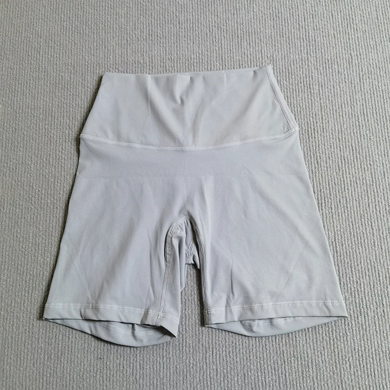 Yoga Shorts Solid Color Soft Women Sport Shorts Compression Support Sweat  Comprehensive Training Jog Cycling Internal Pocket