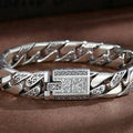 Factory Price Tang Grass Pattern  Stainless steel Punk Motorcycle Bracelet Fashion Couple Boyfriend Jewelry Creativity Gift