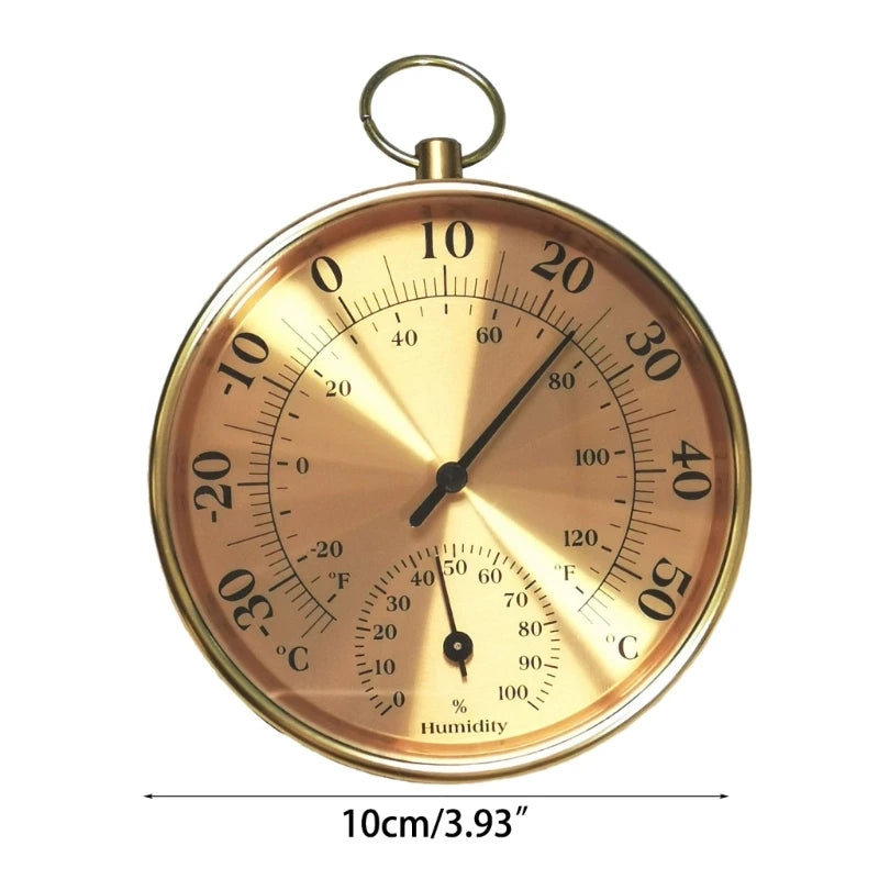 Green House Thermometer Hygrometer Accurate Temperature and Humidity Monitor 10cm Size for Home Office Lab Y5GB