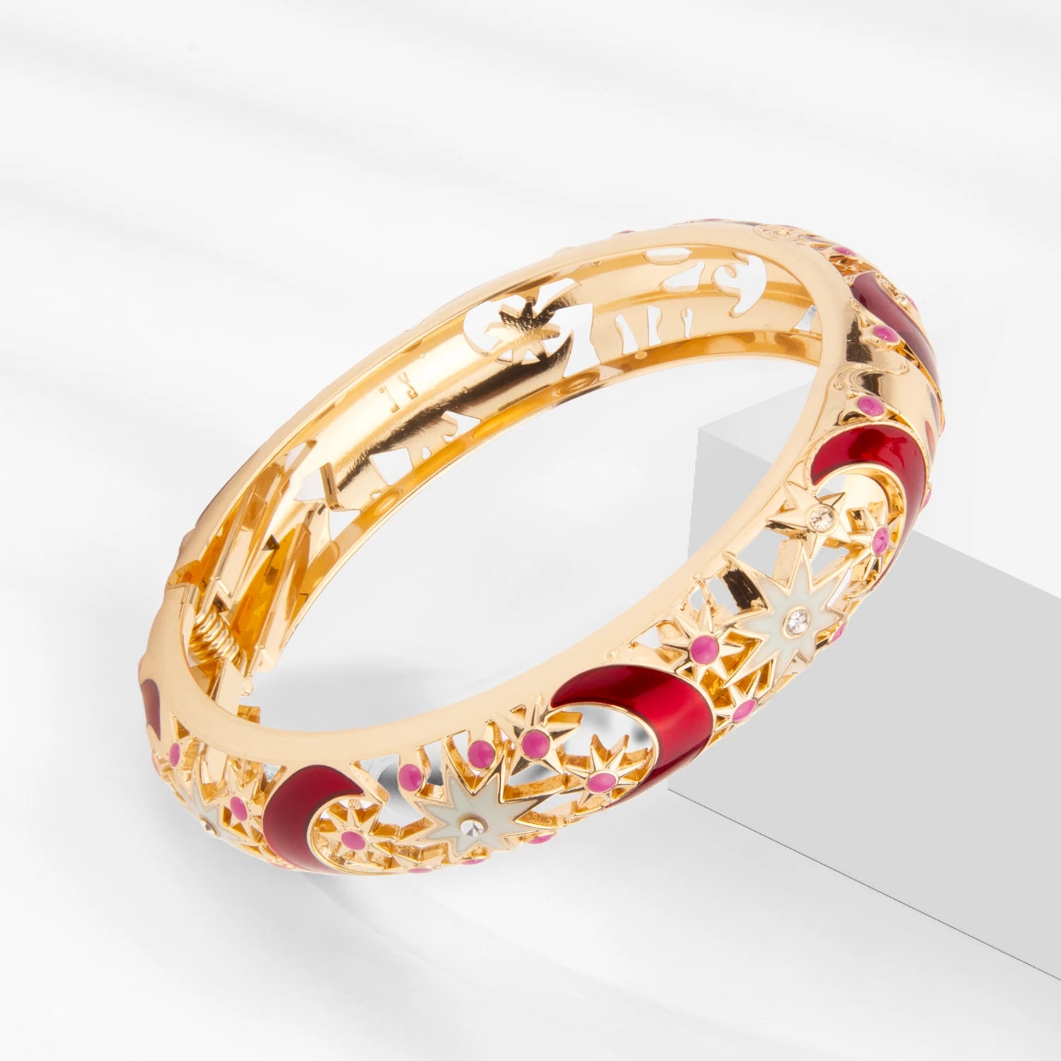 6 Colors Enamel Bracelet For Women Hollow Bangle On Hand India Cloisonne African Jewelry Women's Hand Bracelets Bohemian Gifts