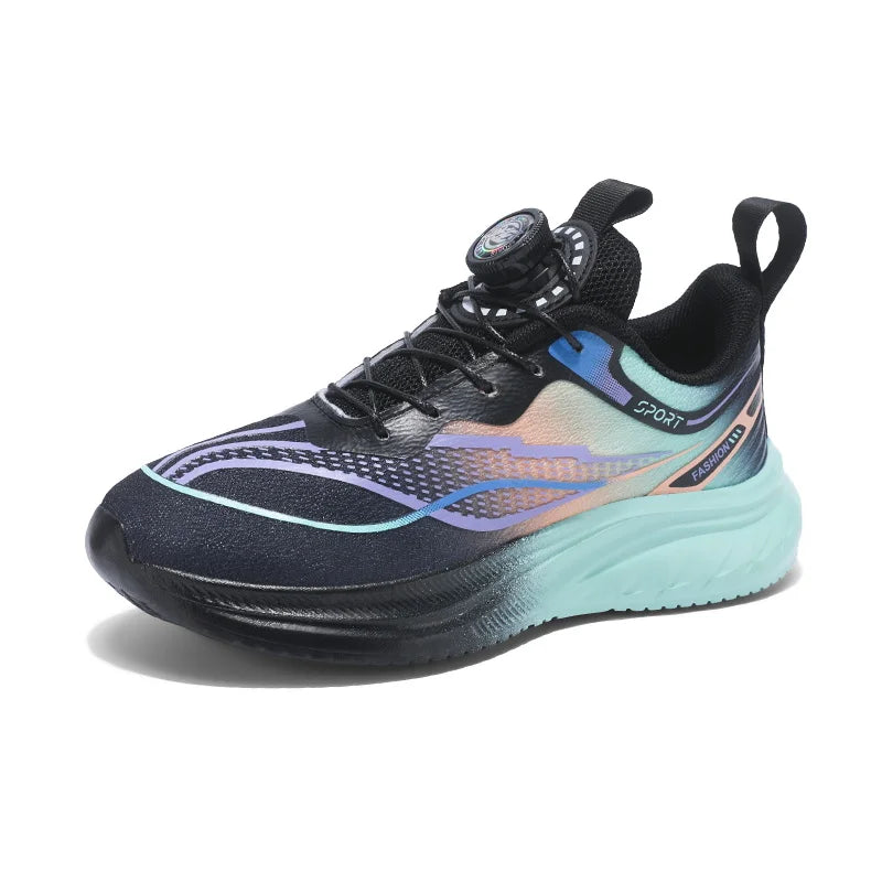 Childrens Running Shoes School Training Fitness Comfortable Sports Shoes Mesh Breathable Rebound Outdoor Tennis Shoes for Kids