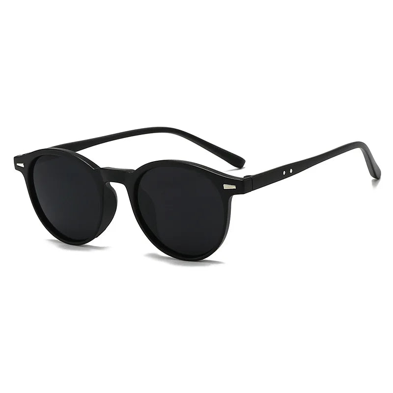 Vintage Round Sunglasses for Women Men Circular Sun Glasses Female Oval Eyewear Oculos De Sol for Male Female Eyeglasses