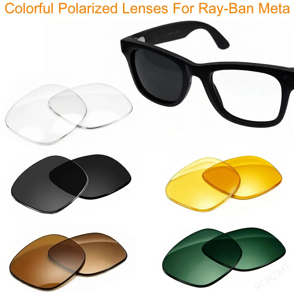 Photochromic for Ray Ban Meta Lens Replacement Transitions RW4006/4008/RW4012 Wayfarer Polarized Replacement Lenses Accessories