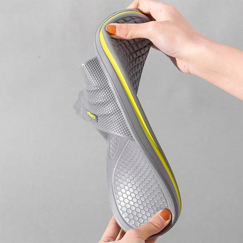 Summer Home Slippers for Men EVA Slip on Light Living Room Comfortable Soft Bathroom Cool Male House Indoor Shoes Designer Beach