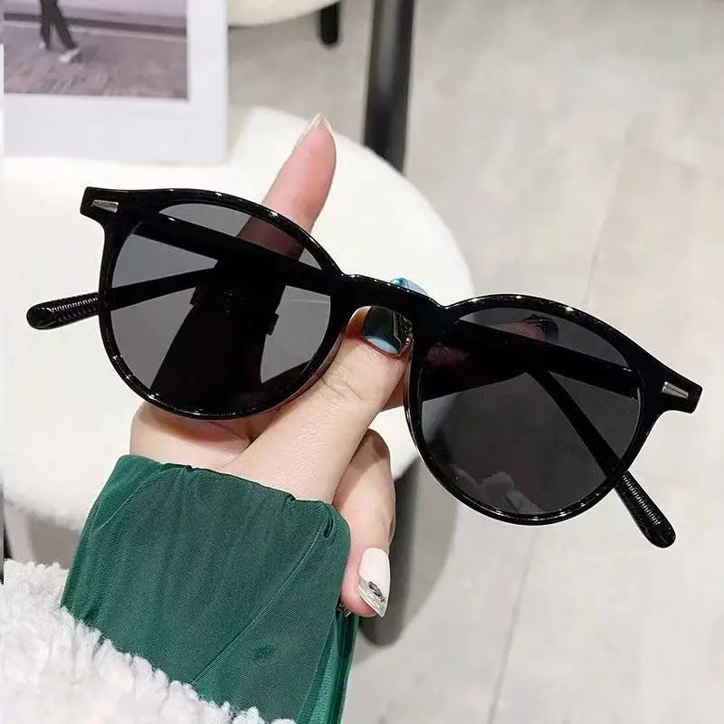 Vintage Round Sunglasses for Women Men Circular Sun Glasses Female Oval Eyewear Oculos De Sol for Male Female Eyeglasses