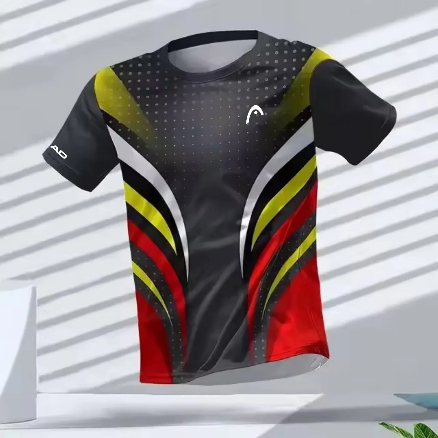 Men's T-shirts Outdoor Sports Running Tees Workout Quick-drying Breathable Round Neck Short Sleeve Casual Fashion Loose Tops