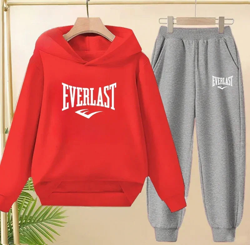Spring Autumn New Fashion Kids Tracksuits 3-12 Years Boys and Girls Casual Sports Hoodie Tops+pants 2pcs Sets Children Clothes