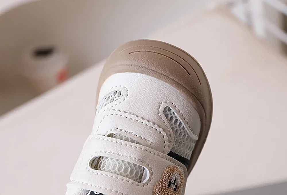 Summer Sneakers For Children Mesh Fabric Breathable Kid's Sneakers Ergonomics Soft-soled Baby Boy's Girl's Toddler Shoes