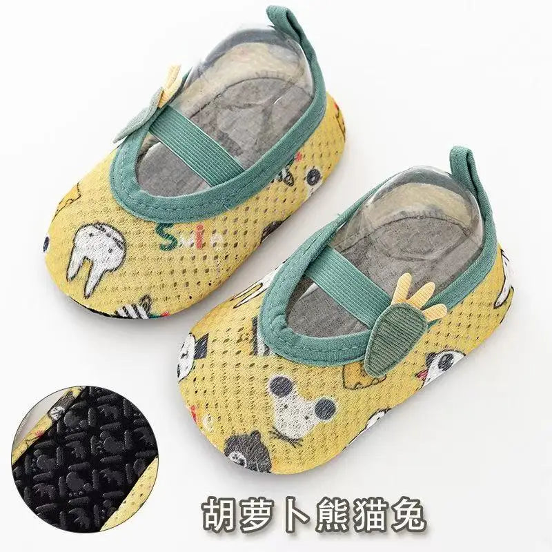 C-1 0-3 children's summer thin indoor early education anti-skid soft sole walking shoes