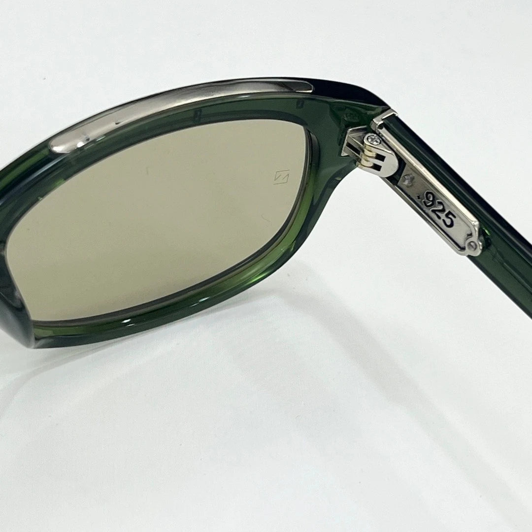 LOWRIDER Oval Sunglasses Thick Acetate Frame UV400 American Vintage Style Fashion Eyewear for Men Women with Case
